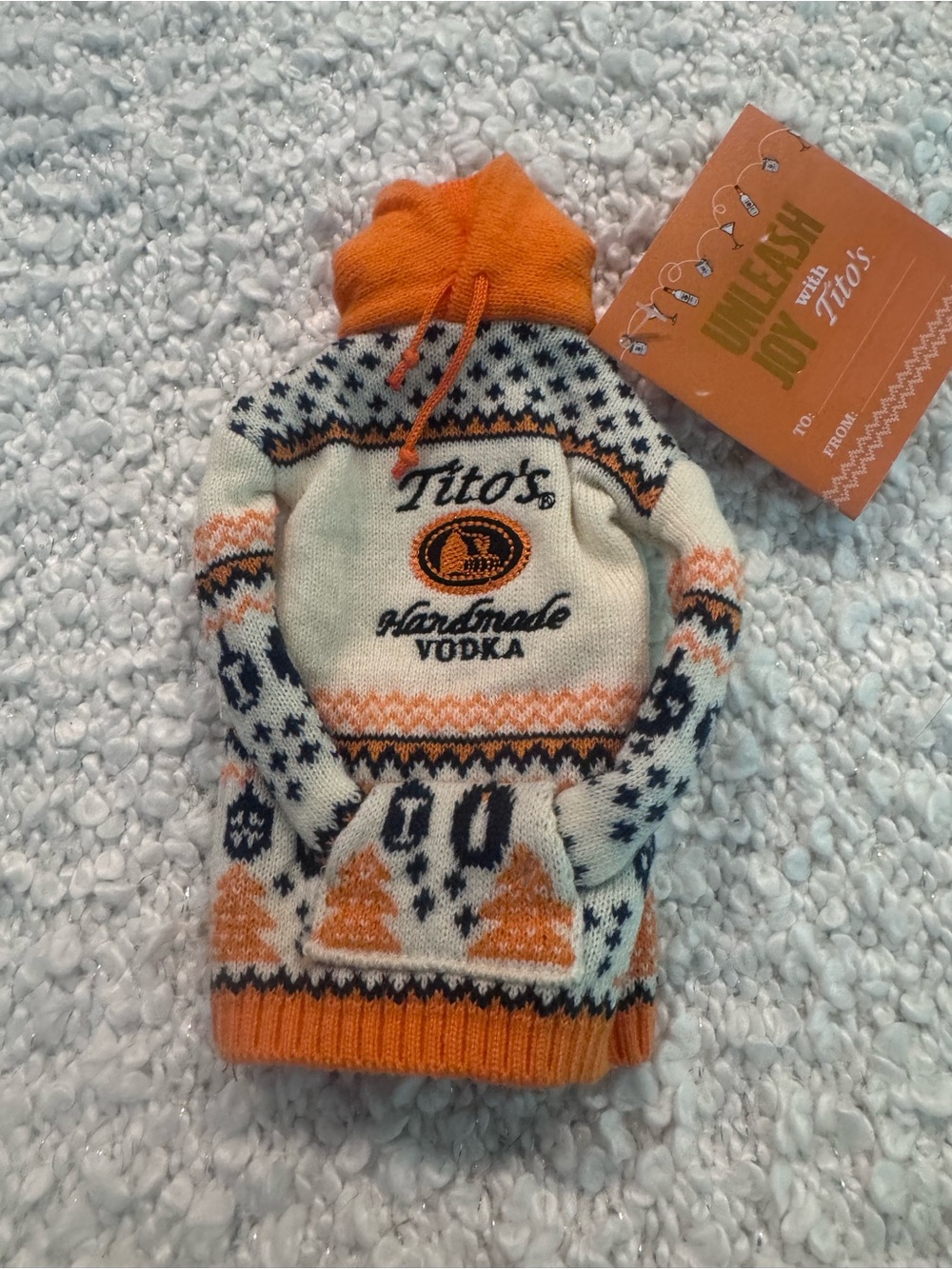 Mini Tito’s hooded sweater NWT